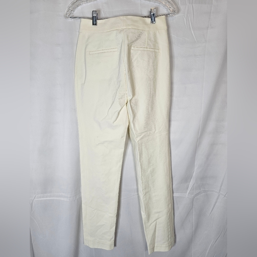 DEREK Lam 10 Crosby size 2 white pants with slit at hem NWOT - Picture 5 of 5